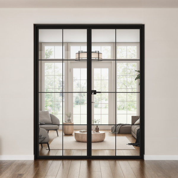 TEZA 28 Series Interior French Door With Grills