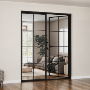 TEZA 28 Series Interior French Door With Grills - Image 4