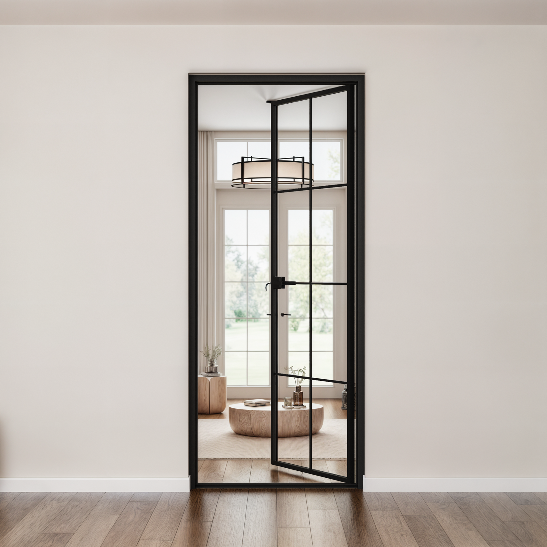 TEZA 28 Series Interior French Door With Grills - Image 2