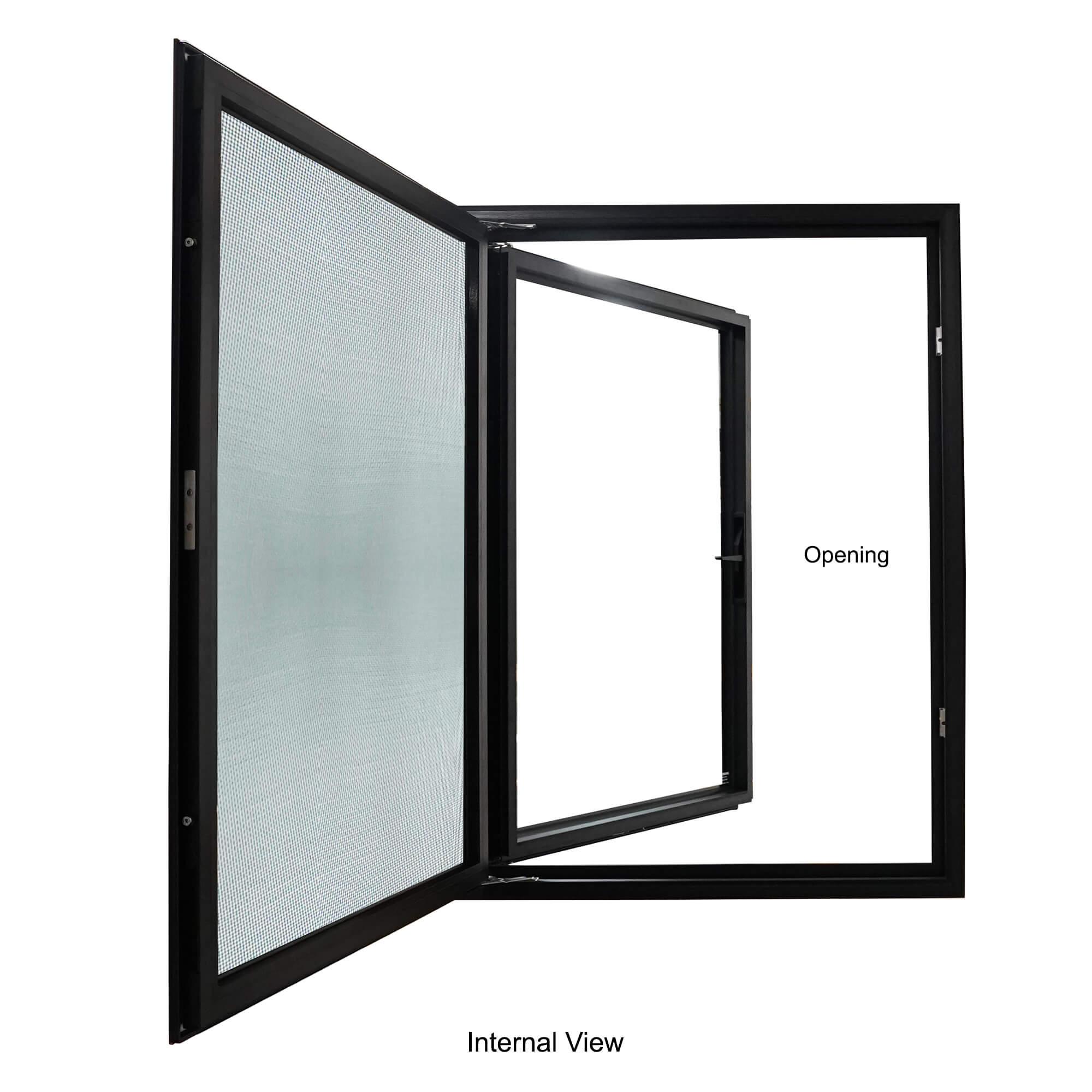 TEZA 75 Series Slim Aluminum Out-Swing Casement Window - Image 9