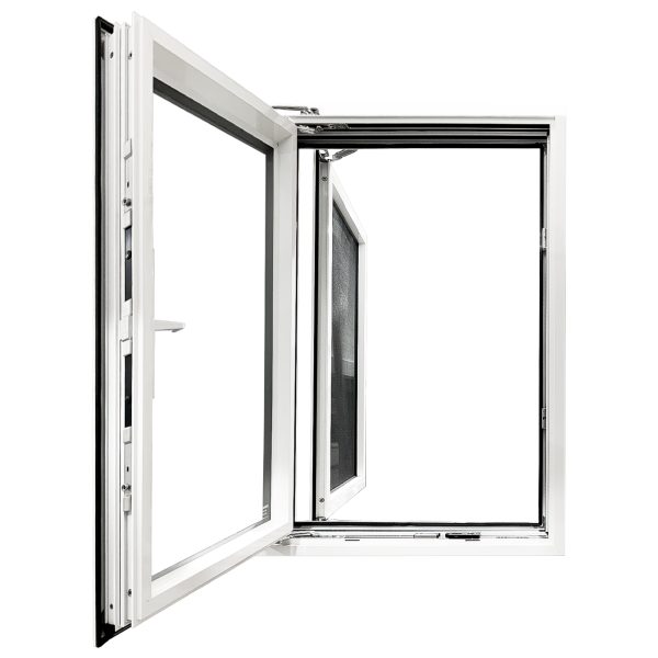 TEZA 75 Series Slim Aluminum Out-Swing Casement Window