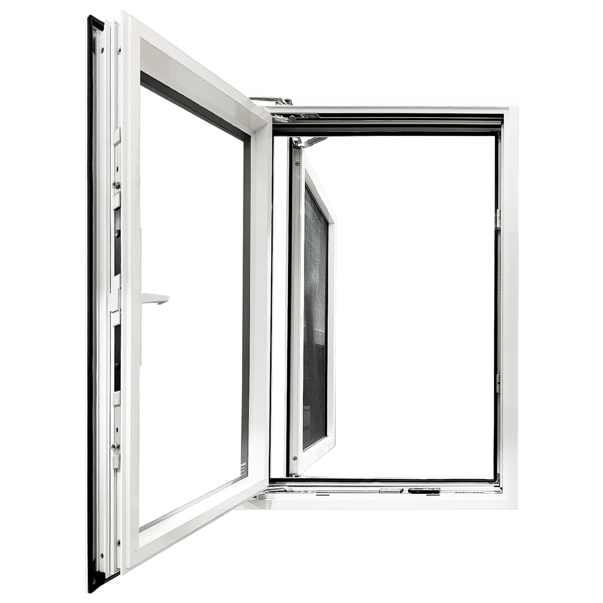 TEZA 75 Series Slim Aluminum Out-Swing Casement Window - Image 15