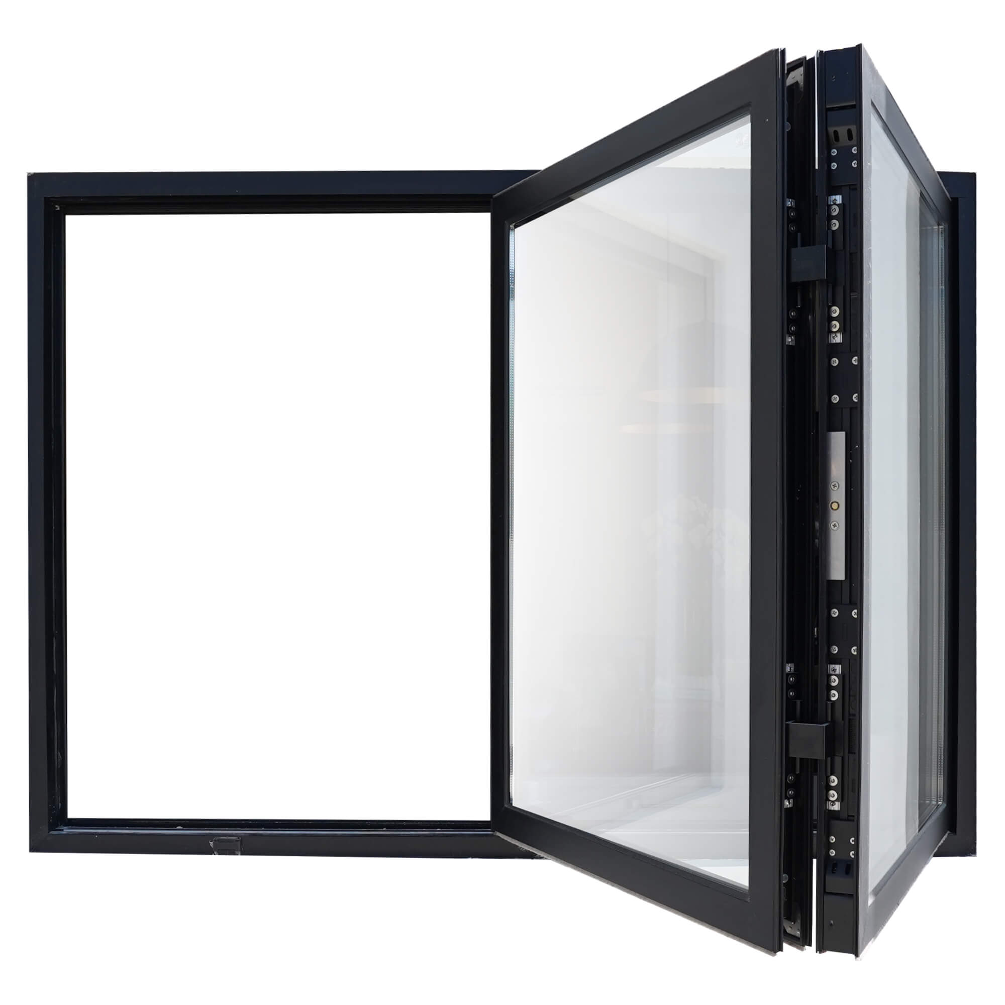TEZA 60 Series Aluminum Free Fly Folding Window - Image 2